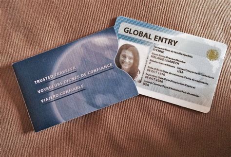 global entry card requirements